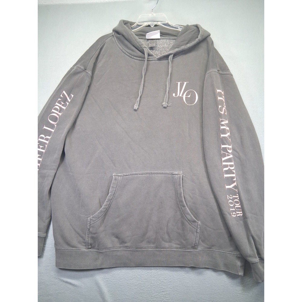 Jennifer Lopez 2019 Tour It's My Party GUESS Sweatshirt Hoodie Size 2XL‎